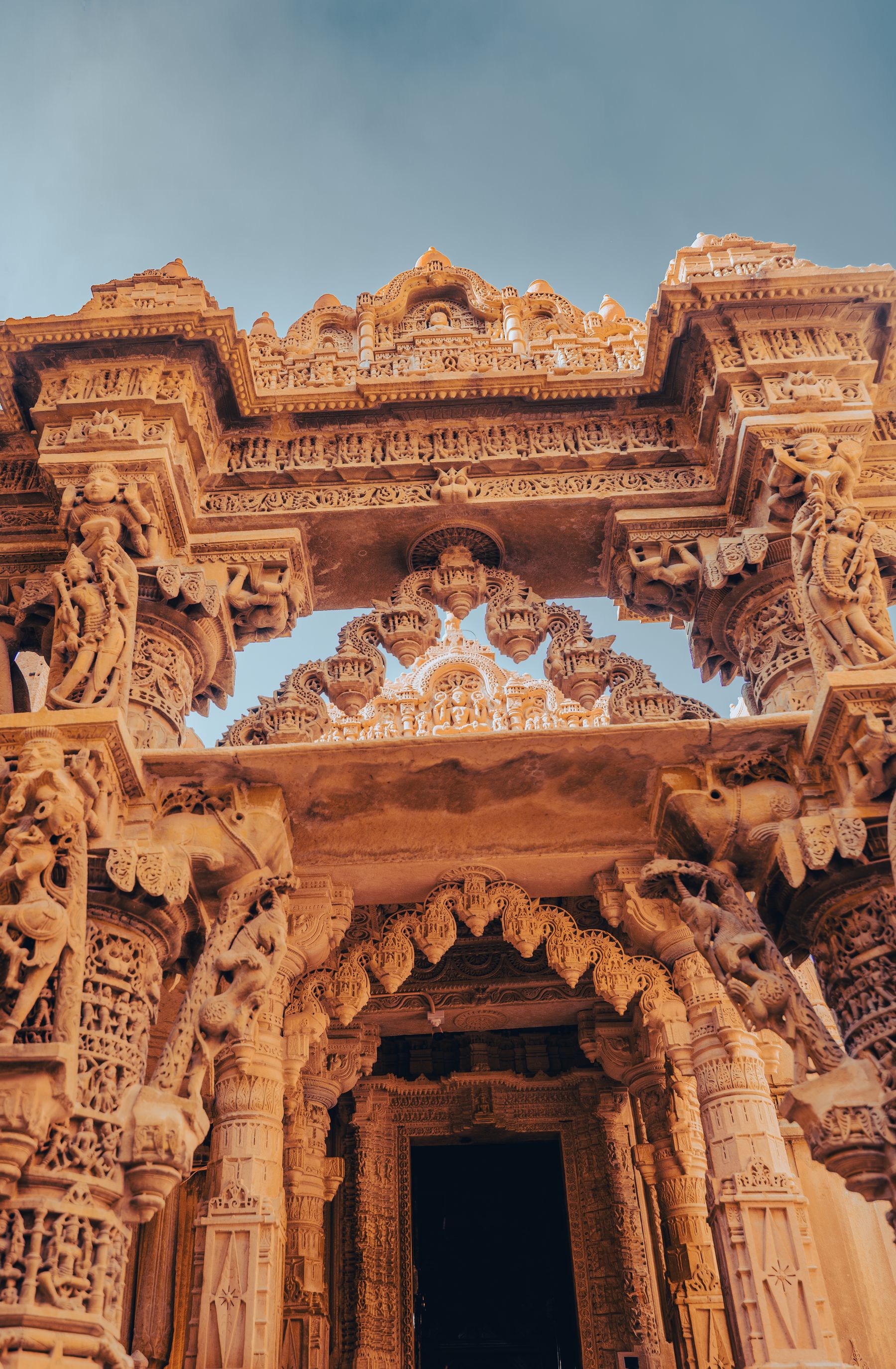 Ornate Temple Entrance